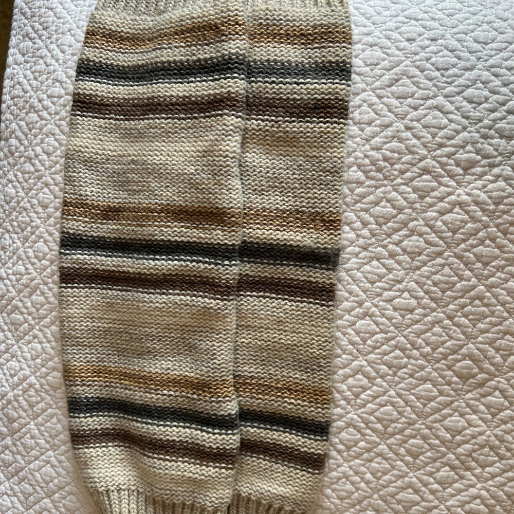 striped leg warmers